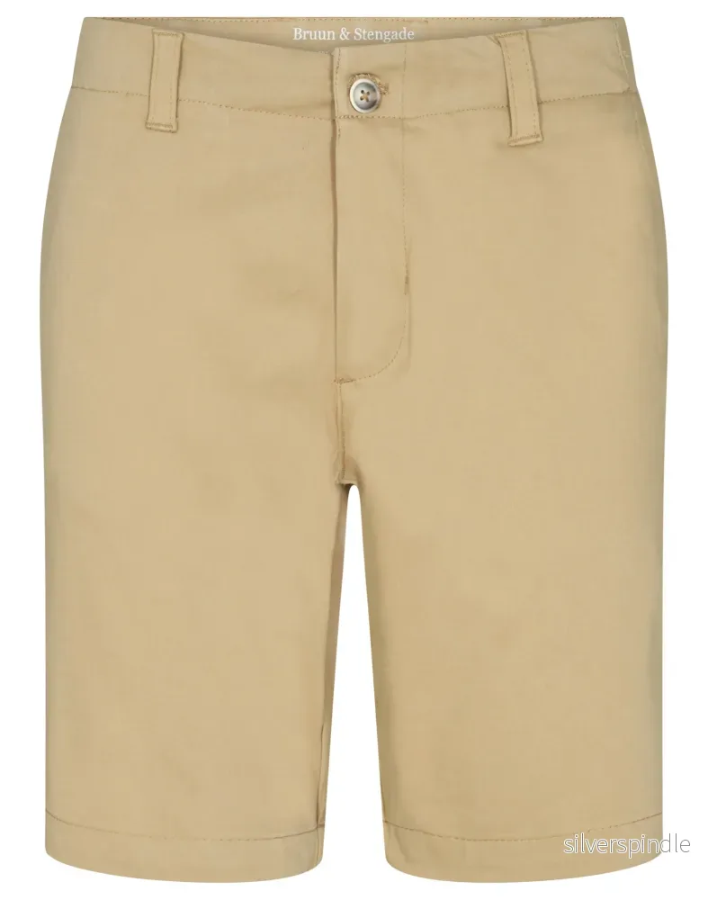 BS Massimo Regular Fit Shorts - Beige