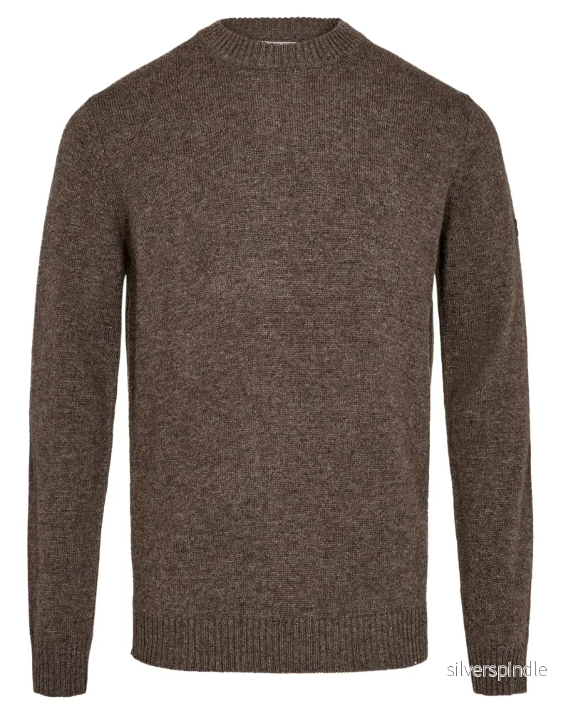 BS Hugo regular fit Stickad tröja – Brown BS Hugo regular fit Stickad tröja – Brown
