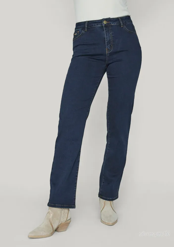 Lido Straight Long Jeans – Denim Blue Unwashed Lido Straight Long Jeans – Denim Blue Unwashed
