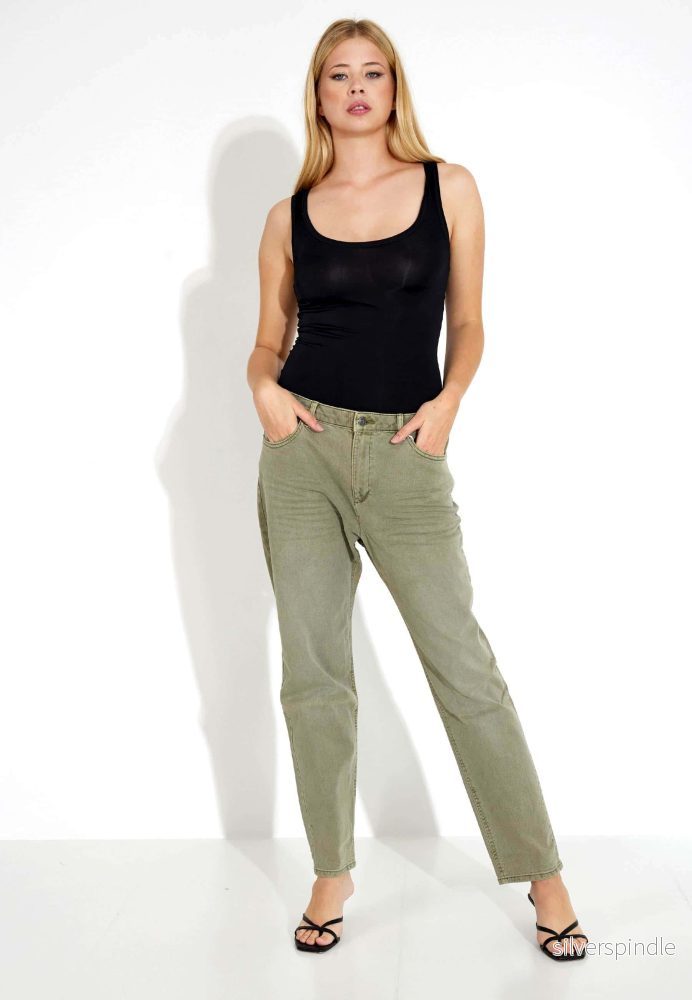 EVERYDAY PANTS JEANS - Grön