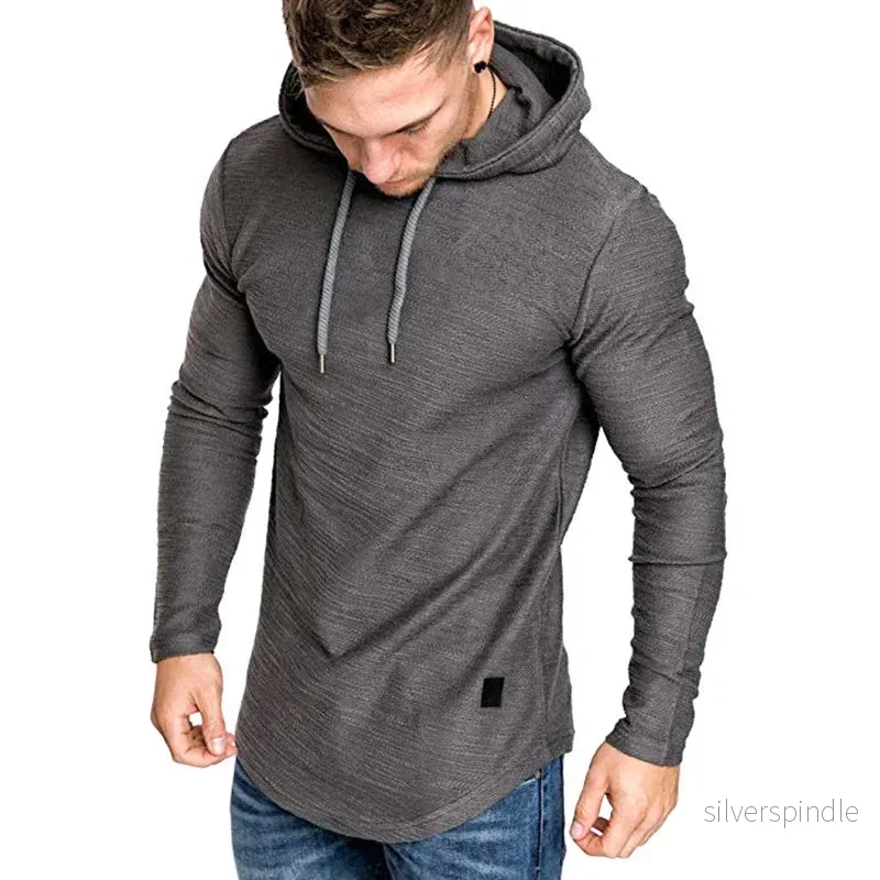 Ethan | Slim Fit Stickad Hoodie Män med Justerbar Huva - Bild 2