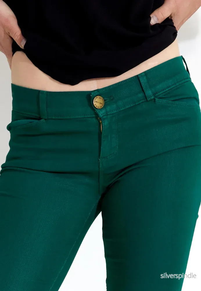 THE JEAN LEGGING - Coated Pine - Bild 3