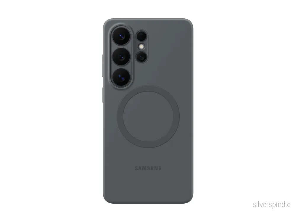 Samsung Silikonskal Samsung S26 Ultra Qi2 Trådlös laddning – Svart