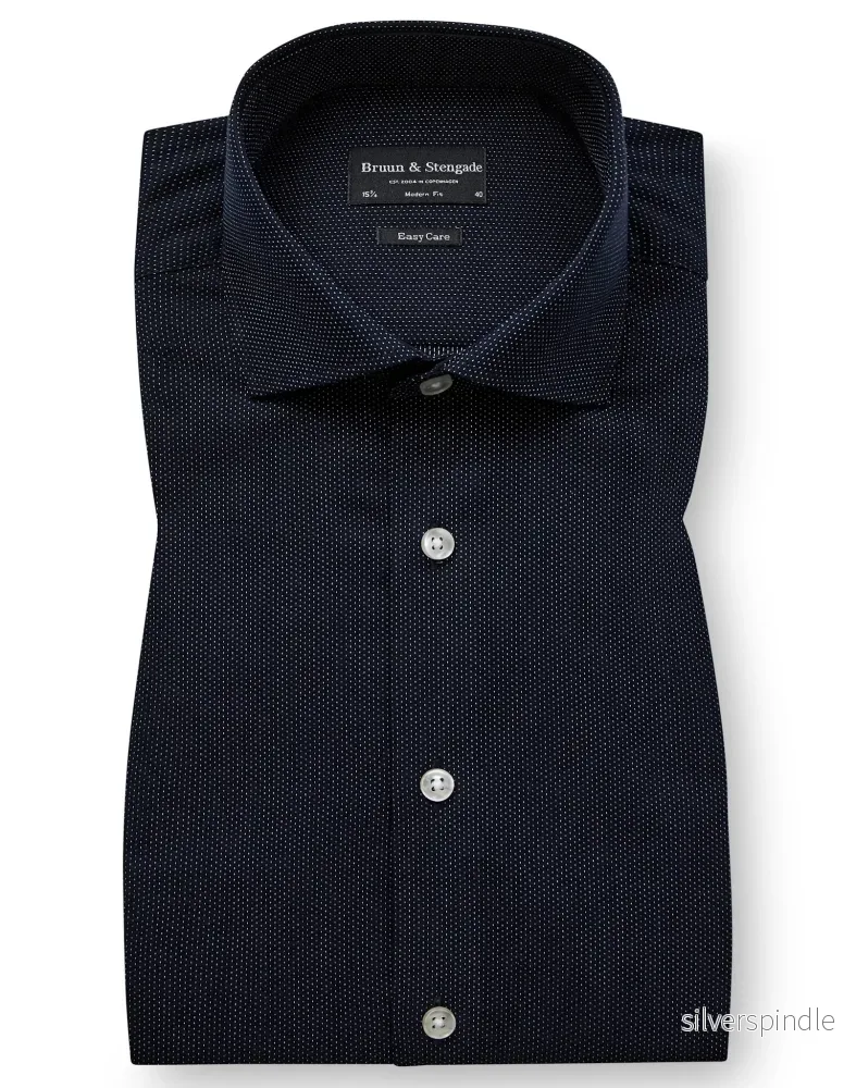 BS Toft Modern Fit Skjorta - Navy