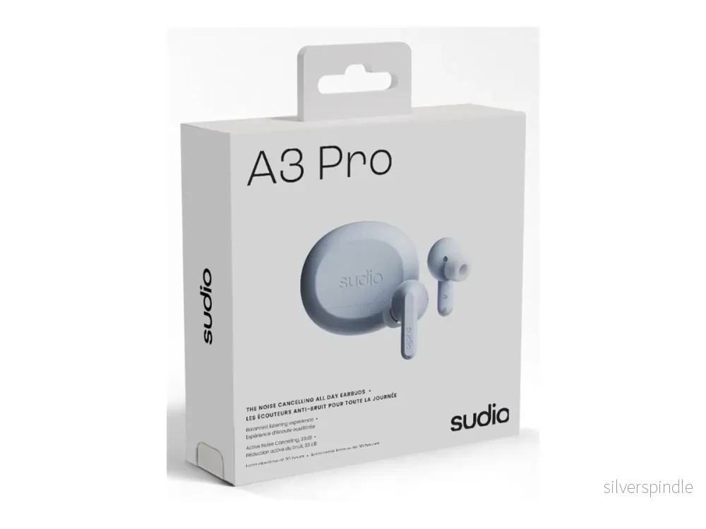 Sudio A3 Pro Trådlösa hörlurar - Blå - Bild 3