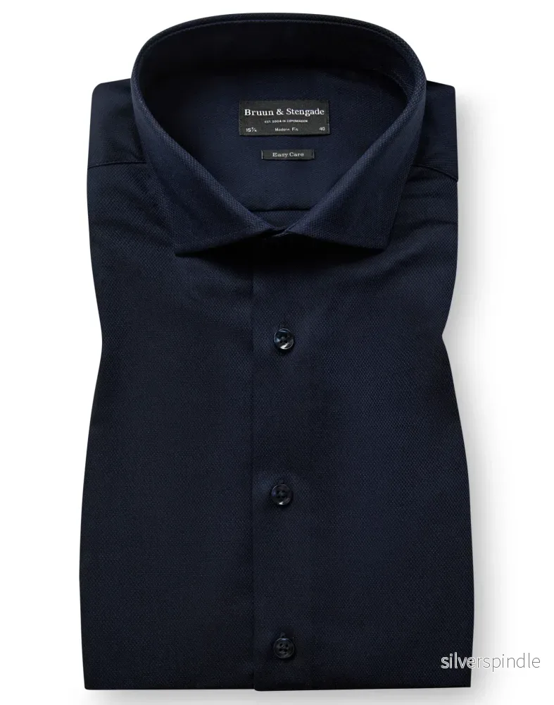 BS Carmelo Modern Fit Skjorta - Navy