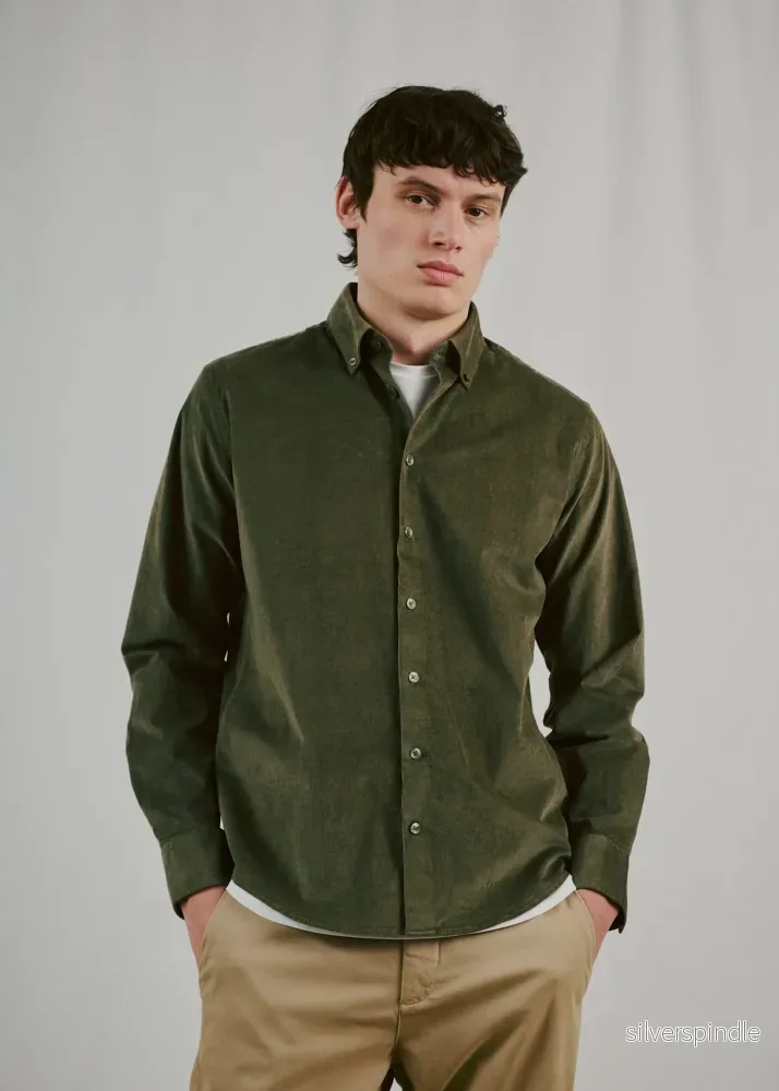 BS Osei Casual Modern Fit Skjorta - Green - Bild 2