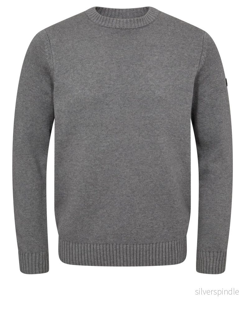 BS Azure Regular Fit Stickat - Grey
