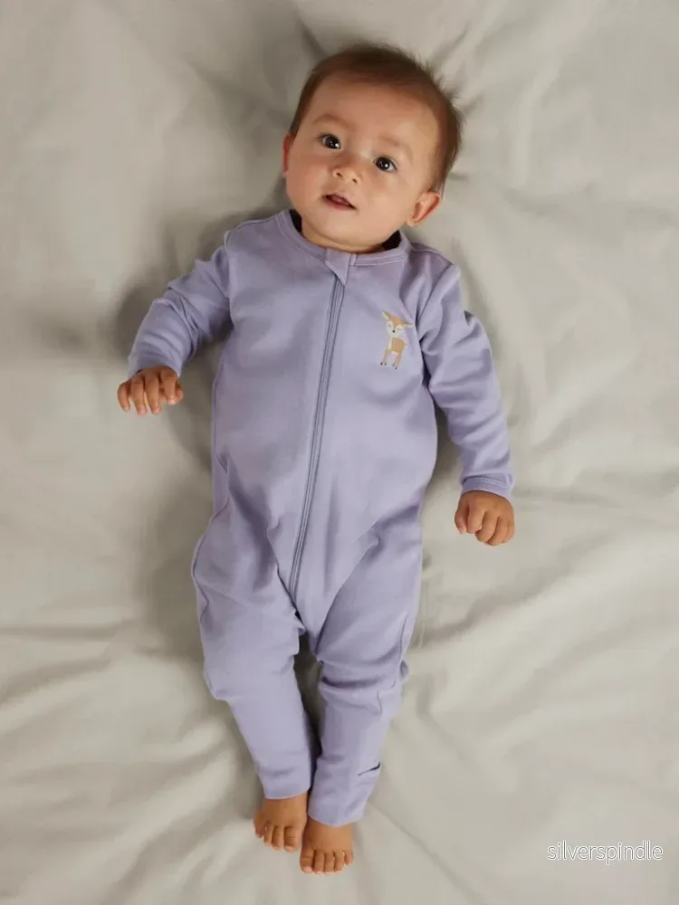 2-pack Pyjamas fot/utan fot - Bild 2