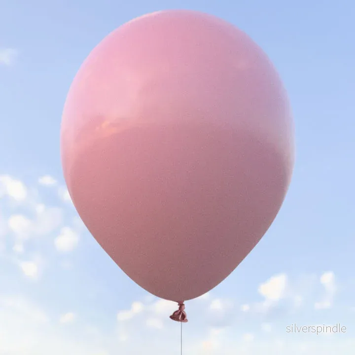 Vintage rosa ballong 28 cm – 100-pack