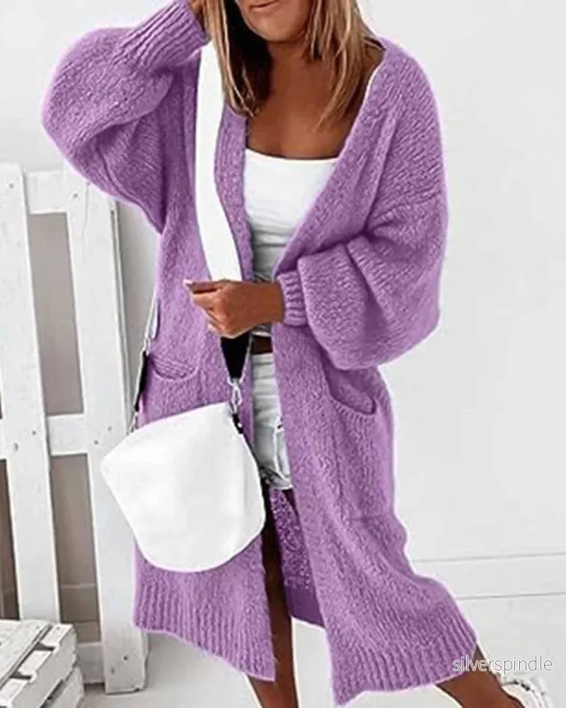 Sophia | Mjuk Oversized Kofta för Damer - Bild 2