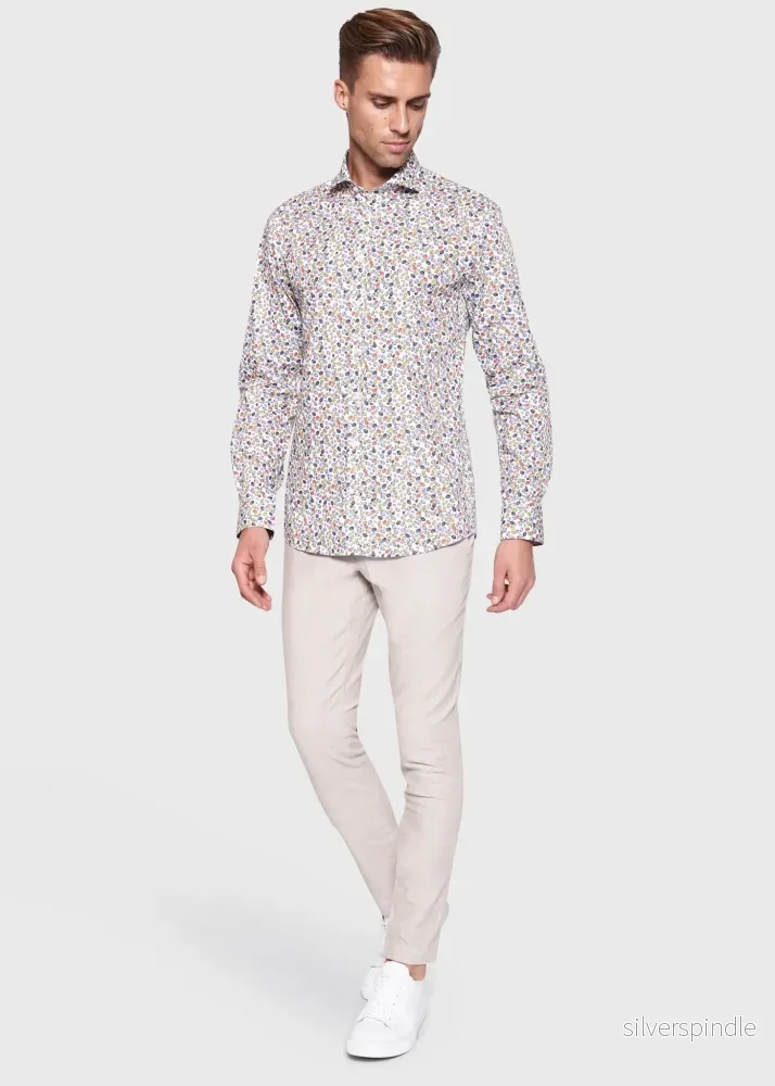 BS Solis Slim Fit Skjorta - White - Bild 3