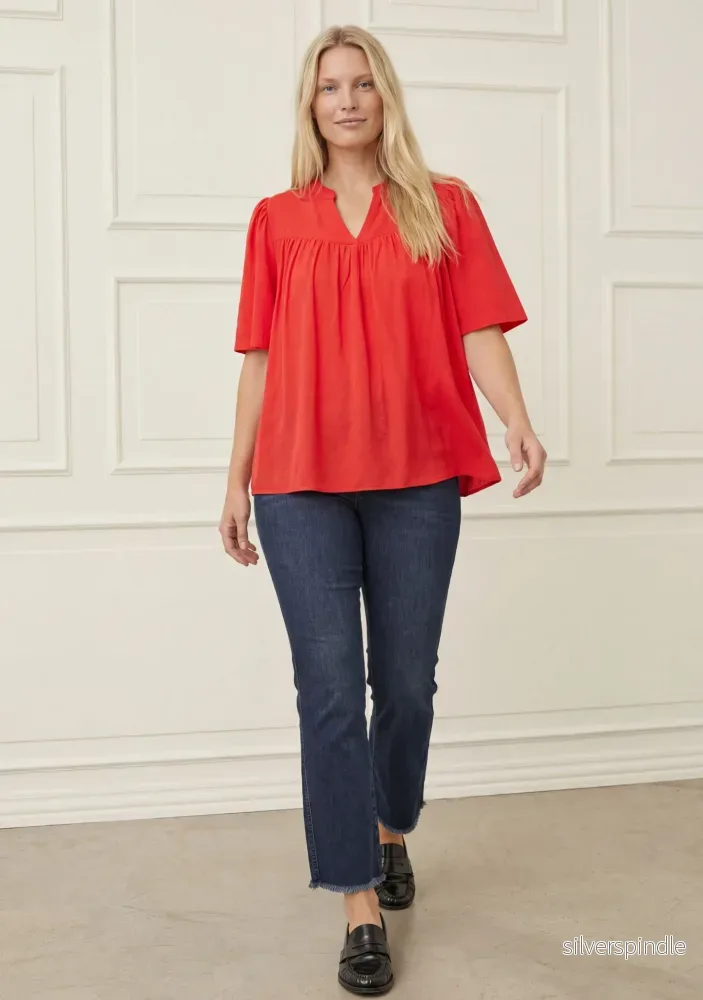 Pearl Blouse - Raspberry - Bild 3