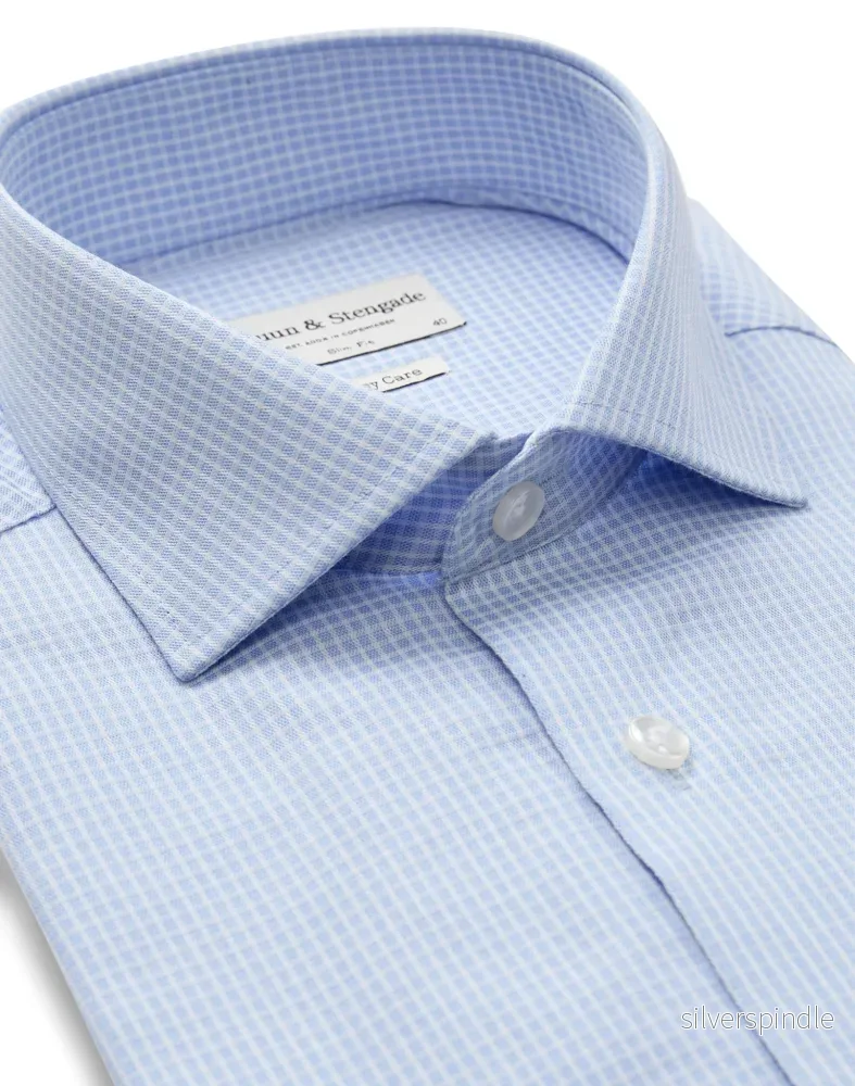 BS Djukic Slim Fit Skjorta - Light Blue - Bild 2