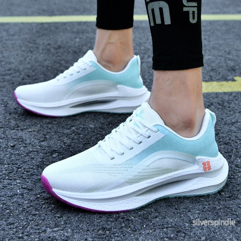 Oliver | Ventilerande Höga Sneakers Dam för Sommar med Kilklack - Bild 3