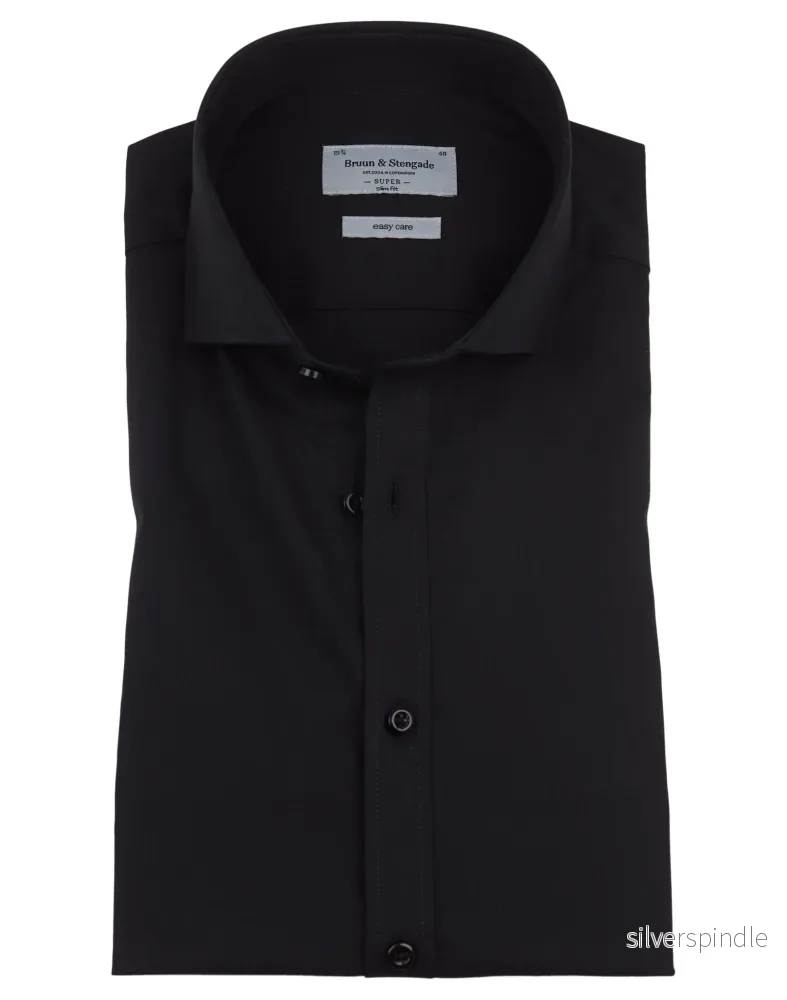 BS Donatello Super Slim Fit Skjorta – Black BS Donatello Super Slim Fit Skjorta – Black
