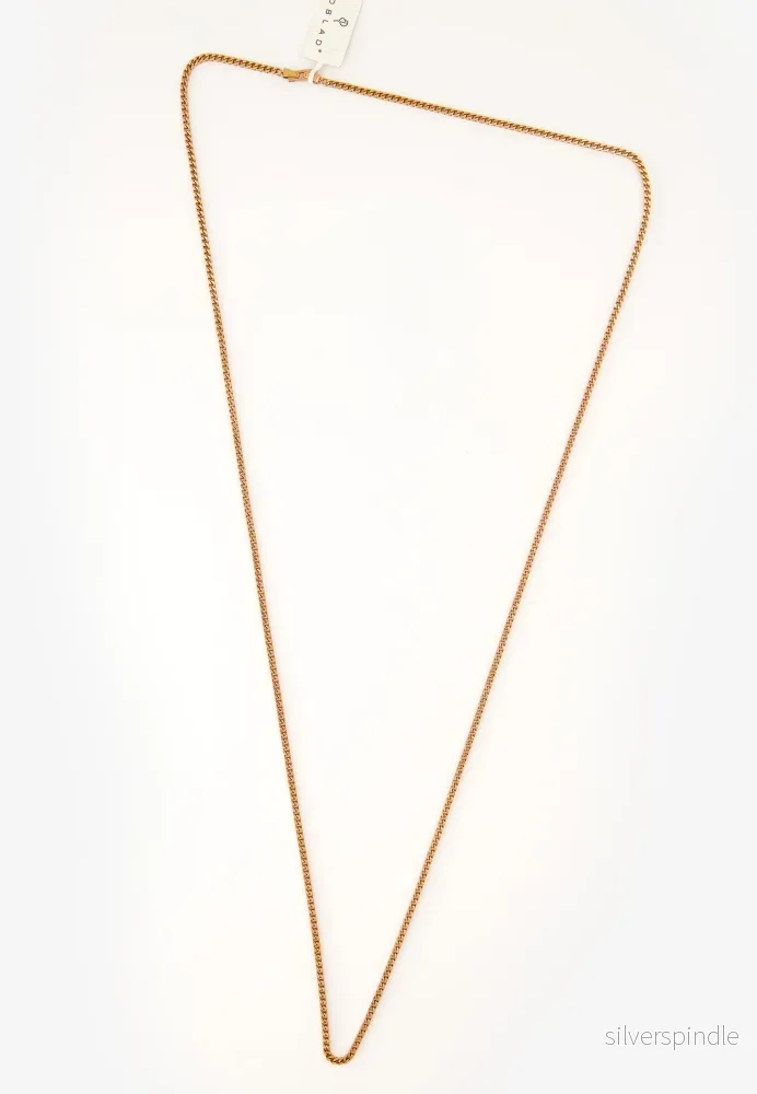 LEE NECKLACE SINGLE ROSE GOLD ACCESSOARER / HALSBAND - Guld