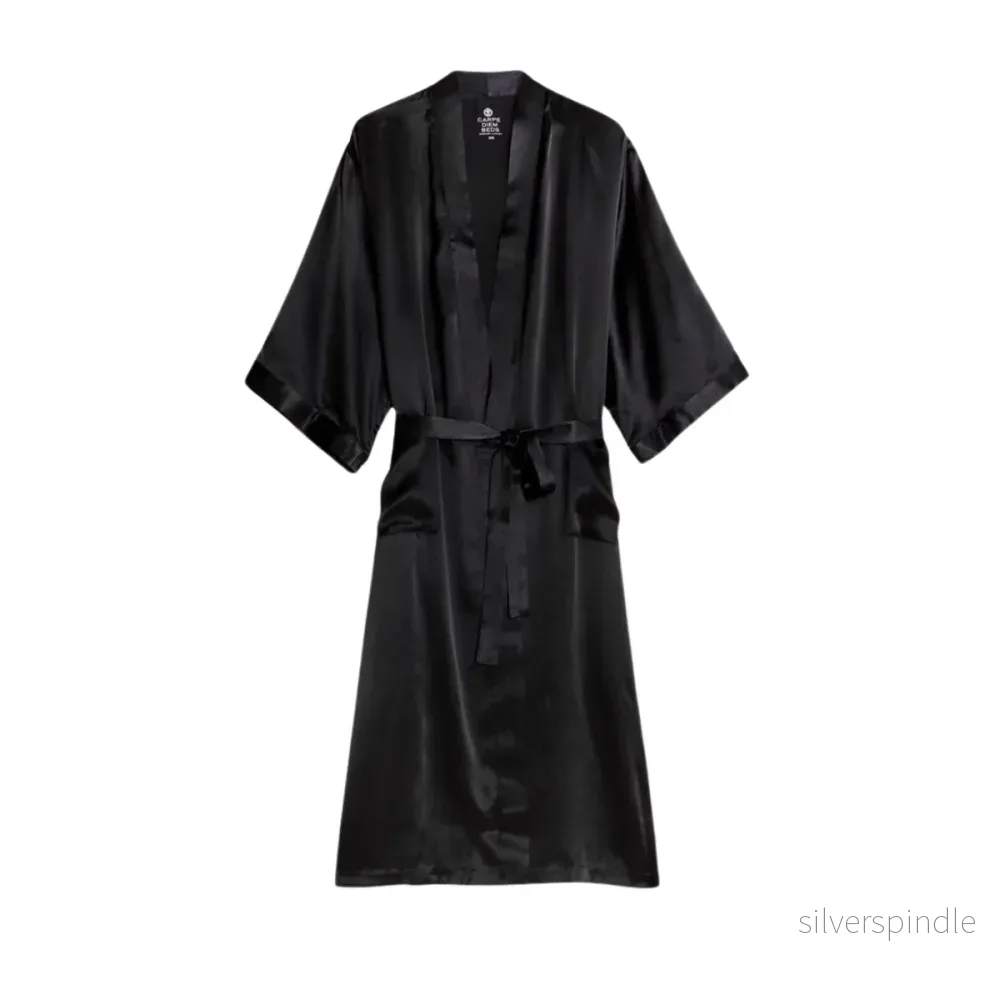 Carpe Diem Beds Kimono Black Carpe Diem Beds Kimono Black