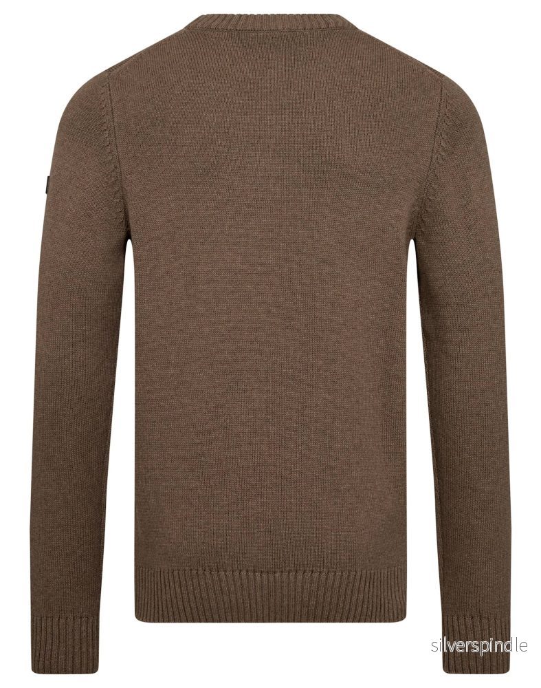 BS Thorstein Regular Fit Stickat - Brown - Bild 2