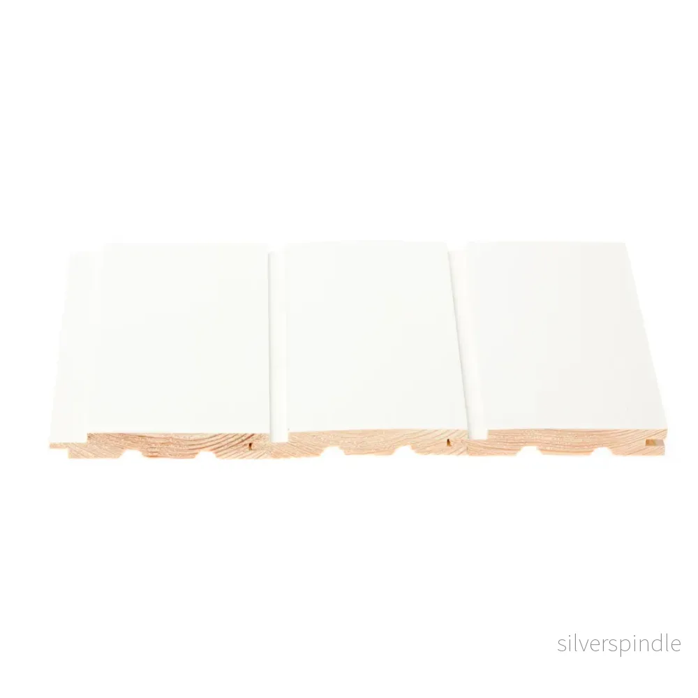 Innerpanel STS 15x120, Furu, Vit, Ändspontad - Bild 3