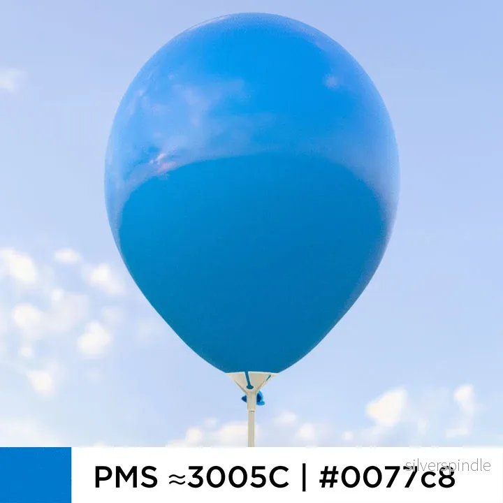 Blå ballonger 28 cm - 100-pack - Bild 3