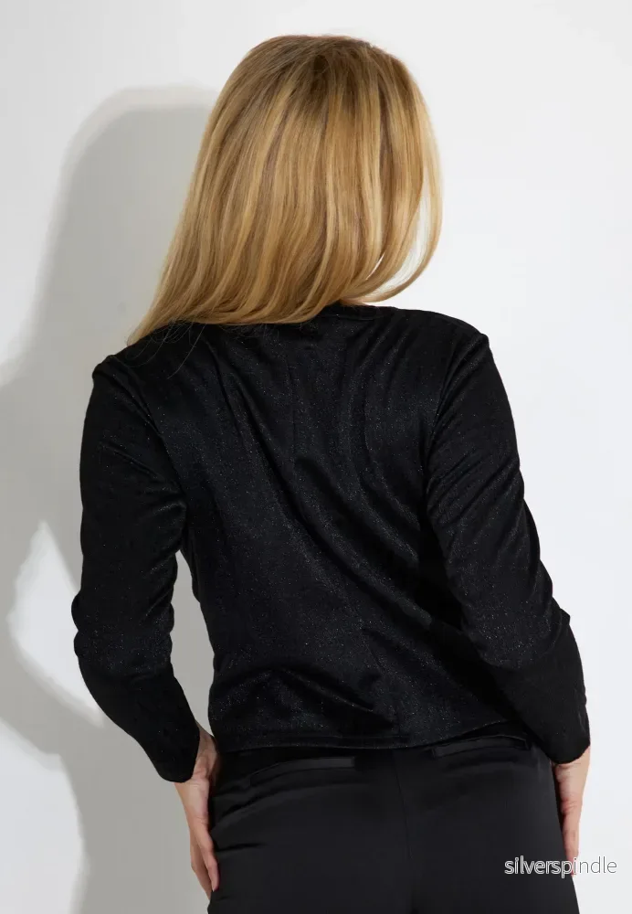 LILITH LUREX JACKA - Black - Bild 3
