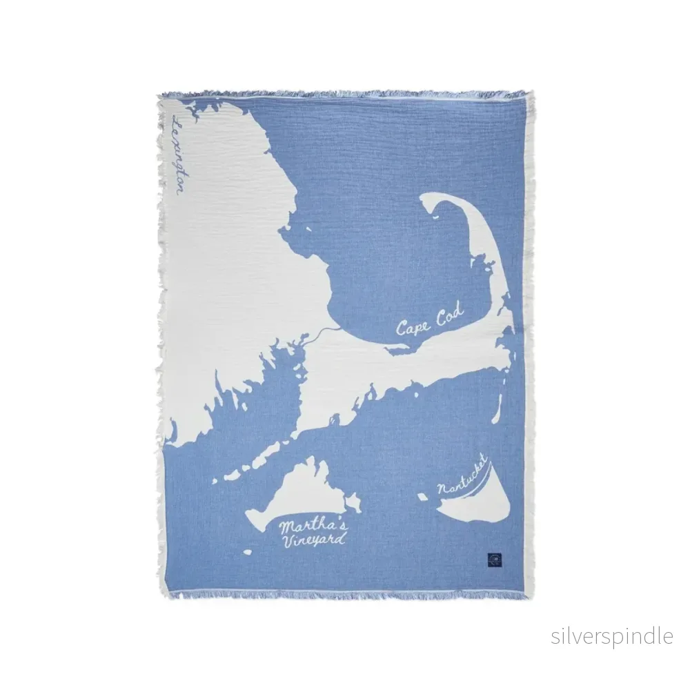 Lexington Map Organic Cotton Jacquard Filt Lexington Map Organic Cotton Jacquard Filt