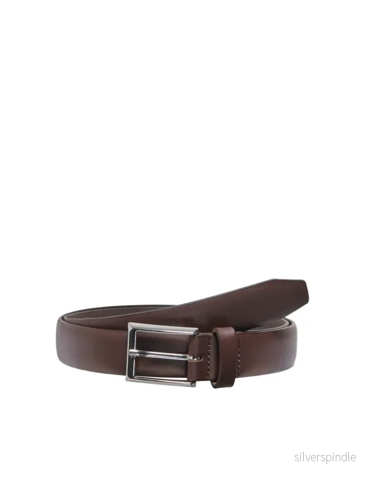 BASIC LEATHER BELT BROWN BASIC LEATHER BELT BROWN