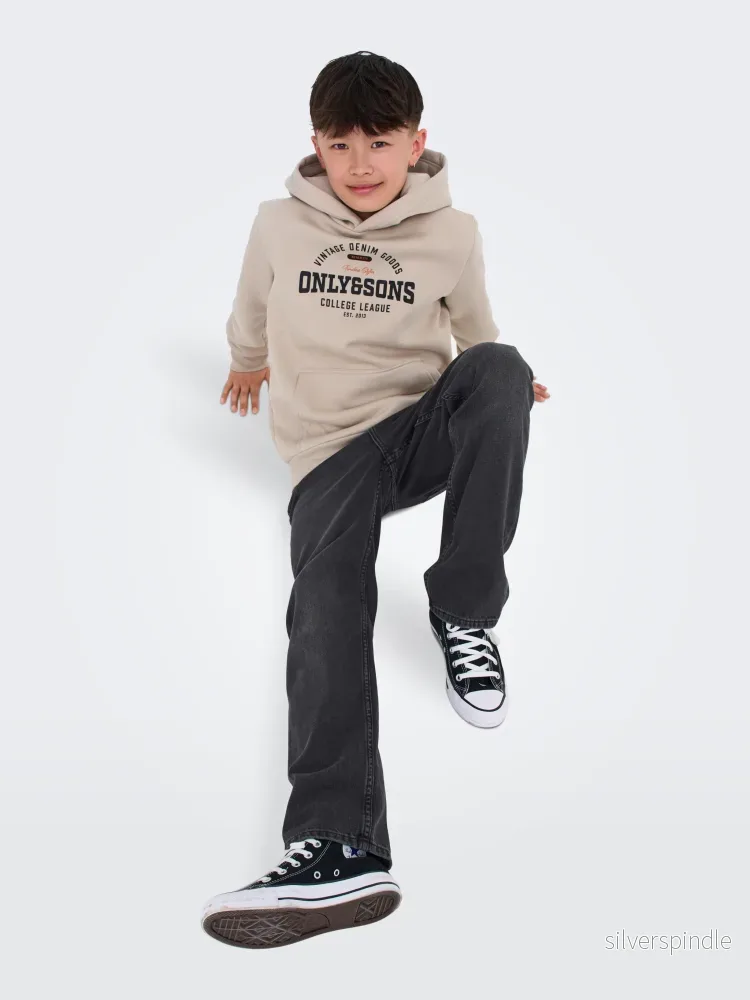 JR EDGE JEANS BLACK