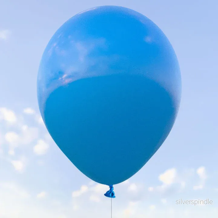 Blå ballonger 28 cm – 100-pack