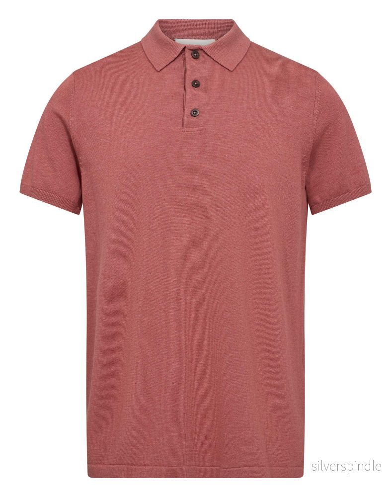 BS Baldo Regular Fit Pikétröja - Dusty Clay