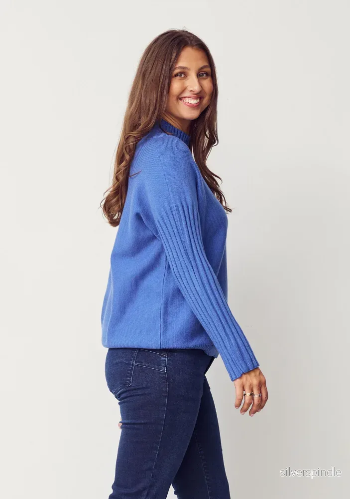 Kaddy Knit Pullover - Blue - Bild 3