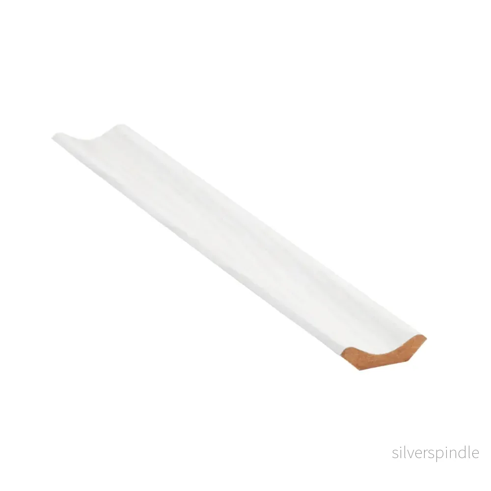 Taklist 12x40x3050, MDF, Vit silver