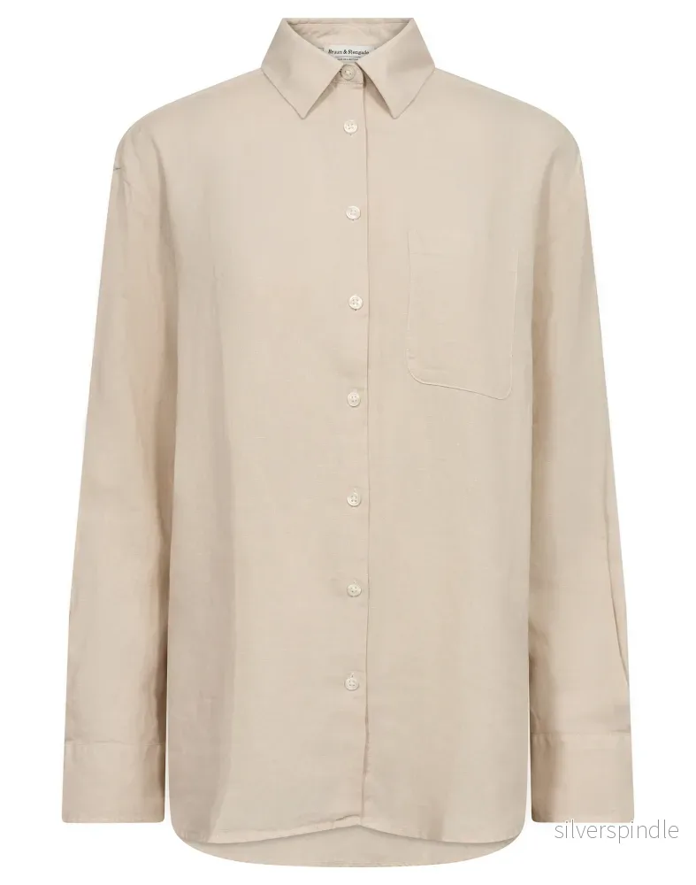 BS Aglaia Regular Fit Skjorta – Sand BS Aglaia Regular Fit Skjorta – Sand