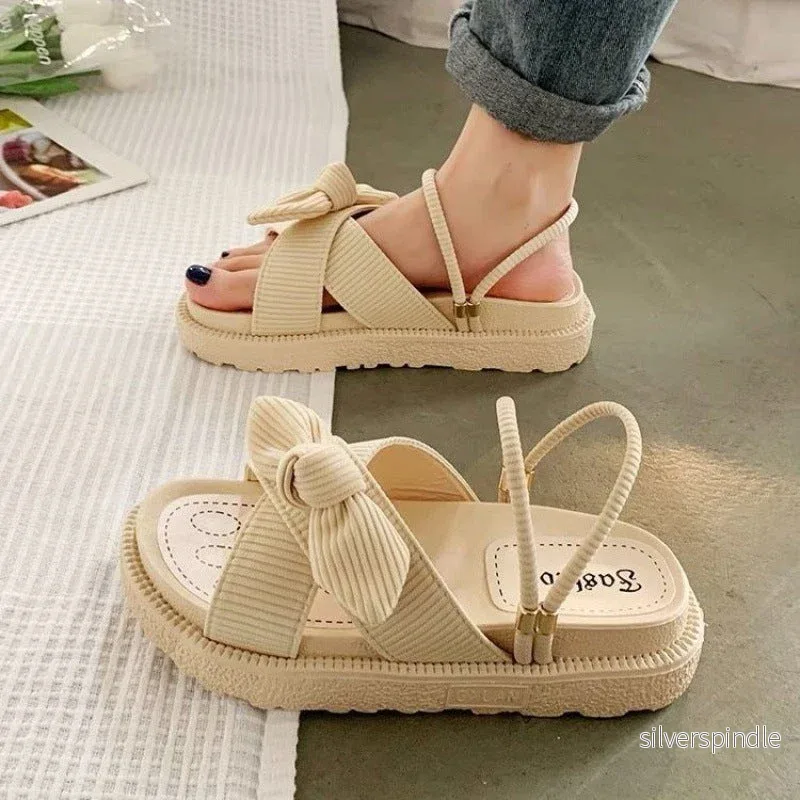 Sophia | Lätta Justerbara Plattformsandaler för Sommar
