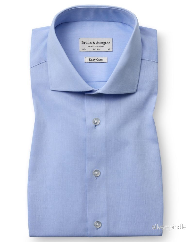 BS Betts Slim Fit Skjorta - Light Blue