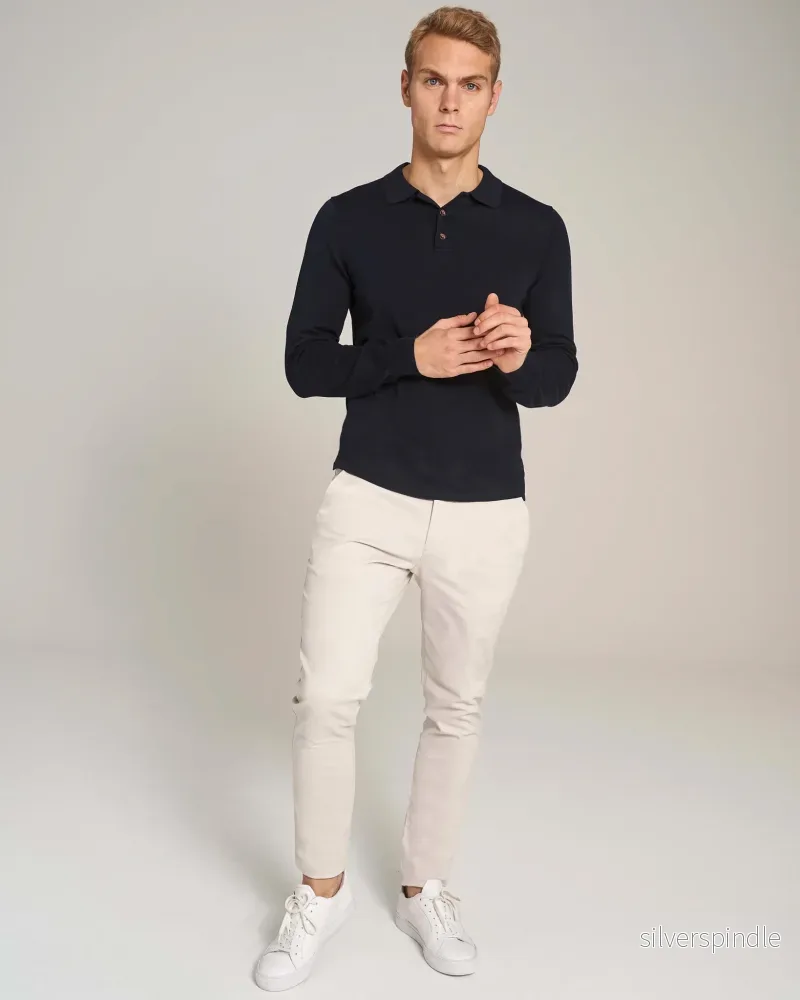 BS Maldonado Slim Fit Chinos - Kitt - Bild 3