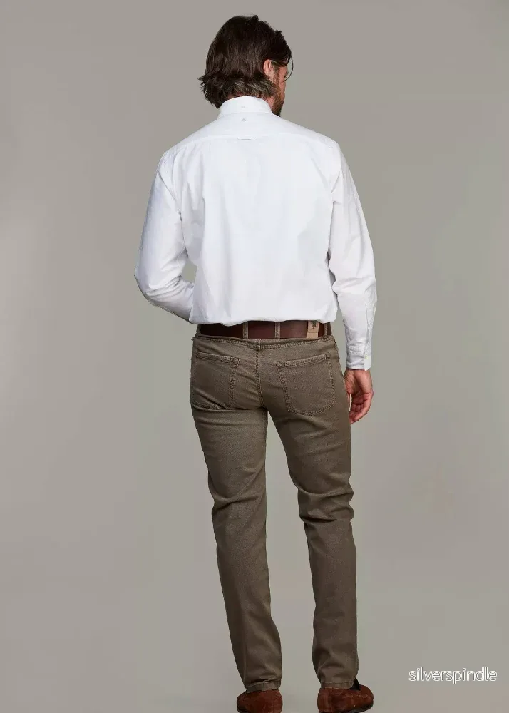 Hansen & Jacob 5-pkt cut´n sew Bormio Print Brown - Bild 2