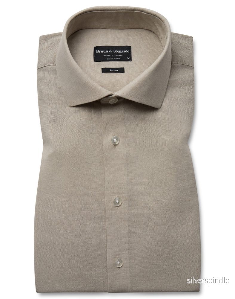 BS Butkus Casual Modern Fit Skjorta - Kit