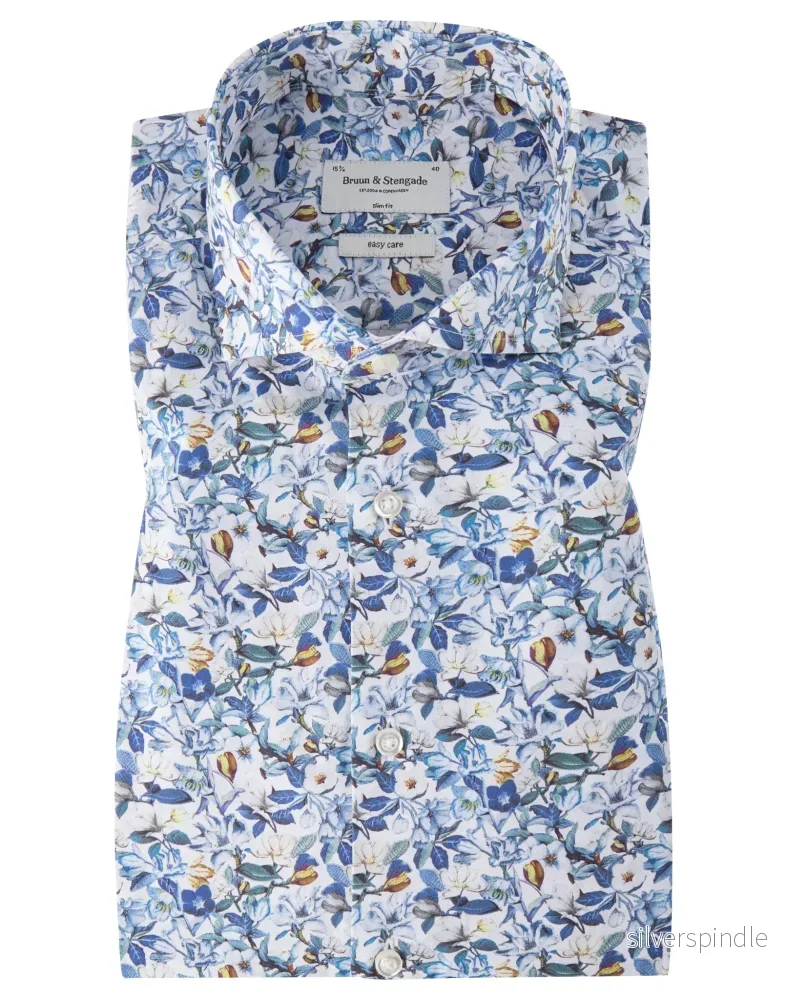 BS Delfino Slim Fit Skjorta – White BS Delfino Slim Fit Skjorta – White
