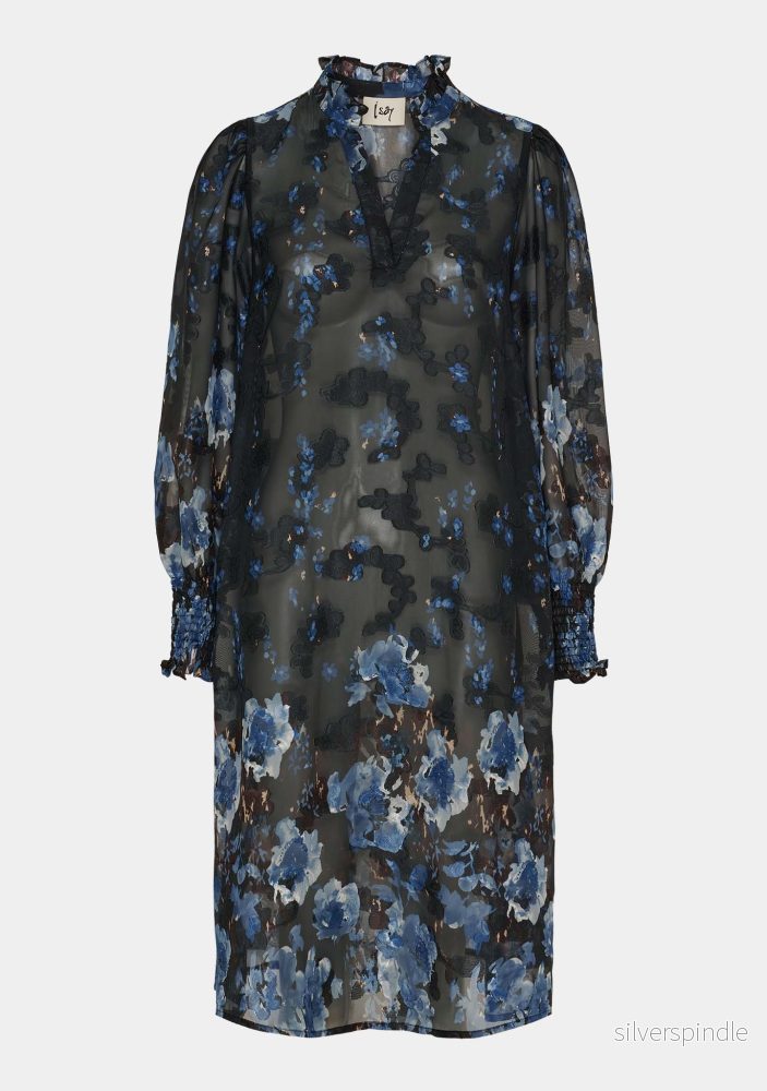 Vibse Printed Dress - Flower Border - Bild 2