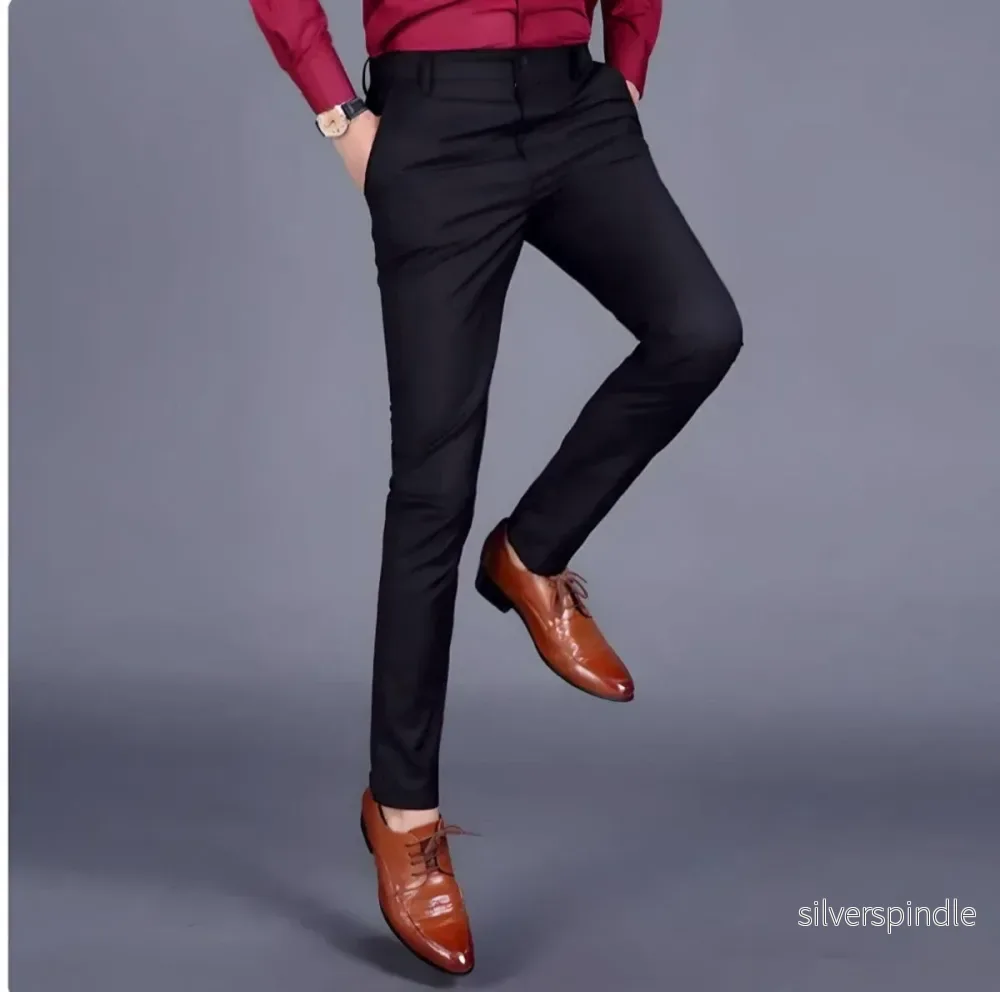 Moderna Arbetsbyxor Herr | Slim Fit med Stretchigt Material | Mångsidig Design för Komfort och Stil - Bild 2