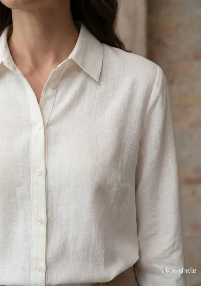 Pearl Basic Shirt - Broken White - Bild 3