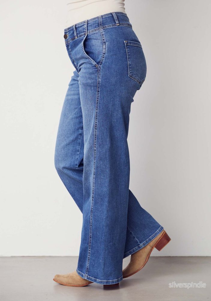 Como New Wide Jeans - Mid Denim Wash - Bild 2