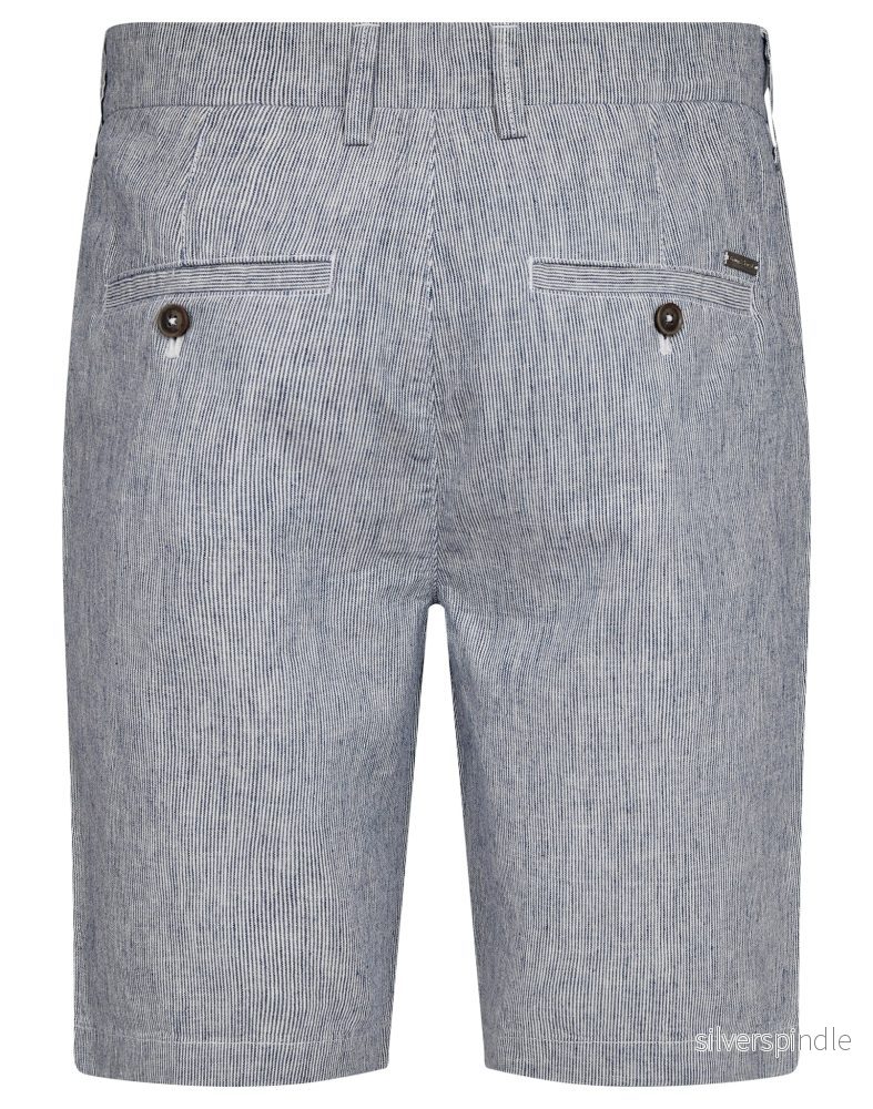 BS Darion Regular Fit Shorts - Navy/Vit - Bild 2