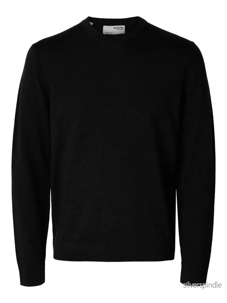TRAY BRUSHED MERINO WOOL BLACK TRAY BRUSHED MERINO WOOL BLACK
