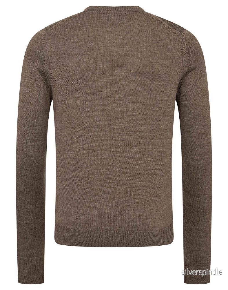 BS Jupiter Regular Fit Stickat - Brown - Bild 2