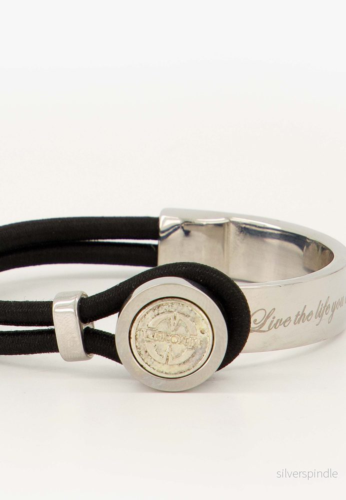 ARMBAND ACCESSOARER / - MJUKT/RESÅR SVART/SILVER ART NO Svart/Silver