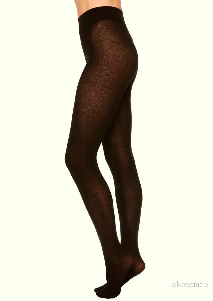 Alice Cashmere tights – svart (EXKLUSIVT ONLINE)