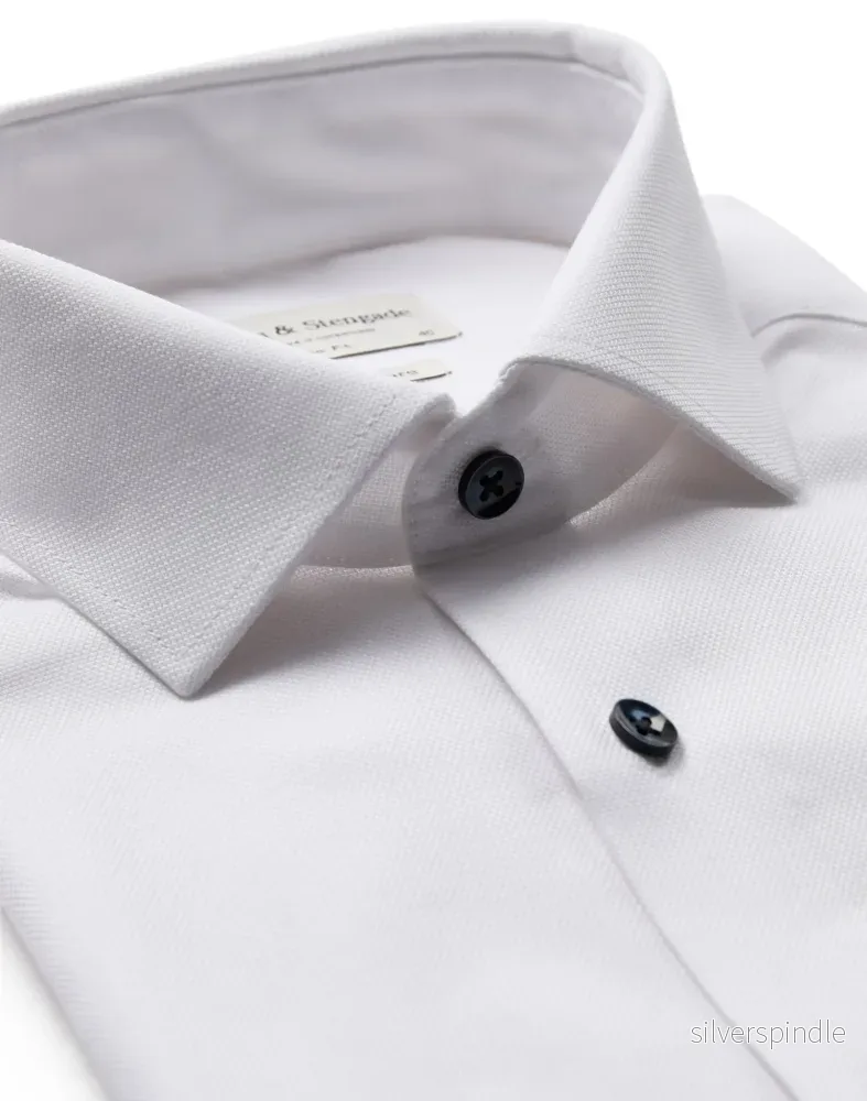 BS Gasol Slim Fit Skjorta - White - Bild 2